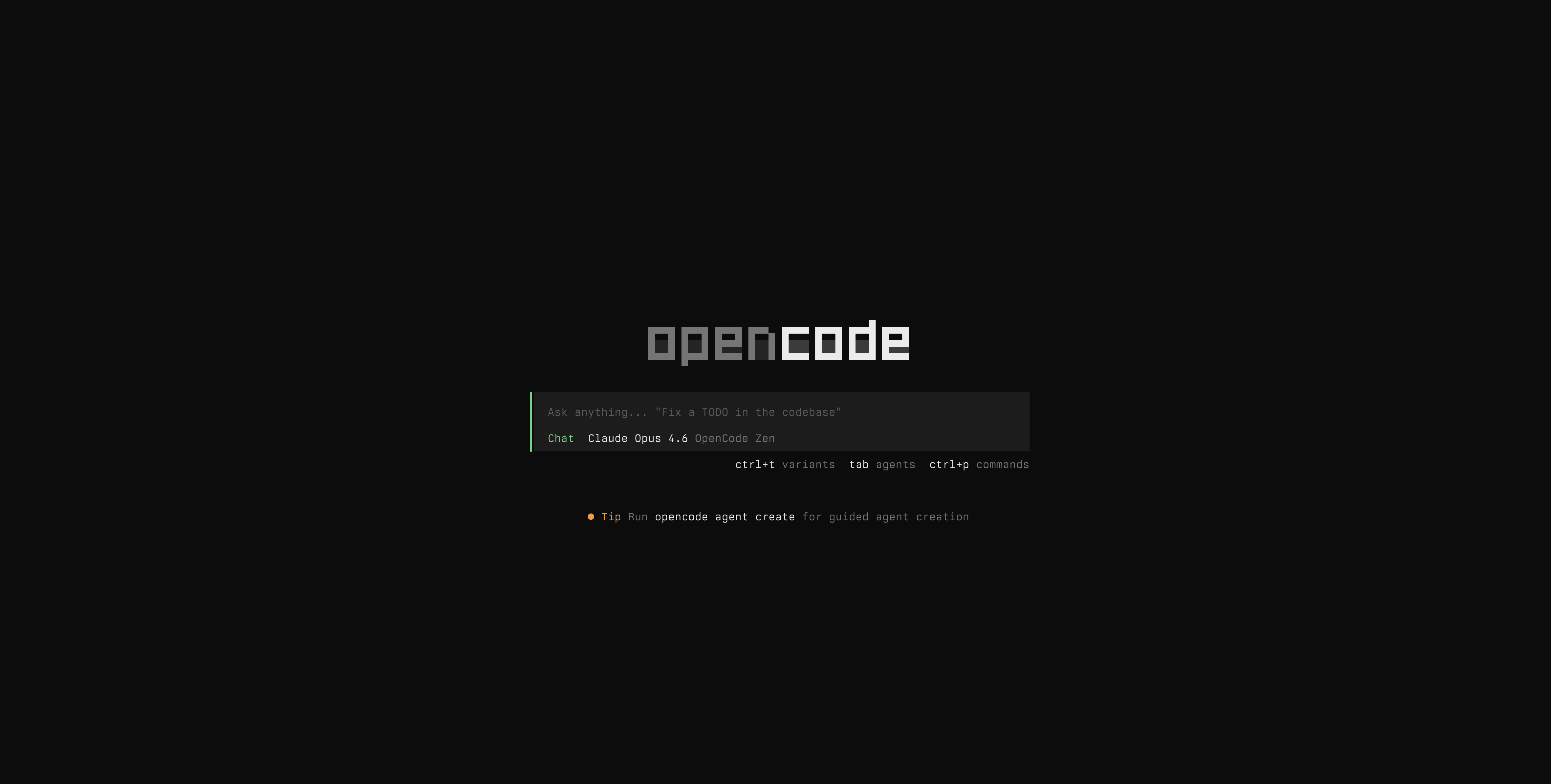OpenCode SEO agent running in the terminal
